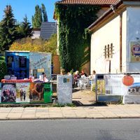 Seiteneingang beim Fahrradsonntag am Scala