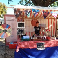 Steffi am Stand beim Festival f&uuml;r ein weltoffenes Werder